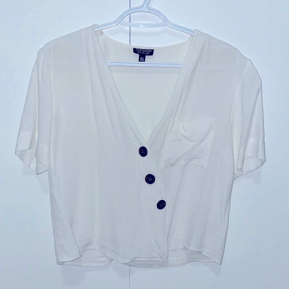 Topshop button up blouse US6